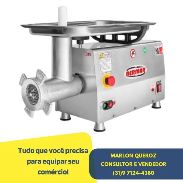 Moedor de Carne Boca 22 Bermar Novo Bivolt