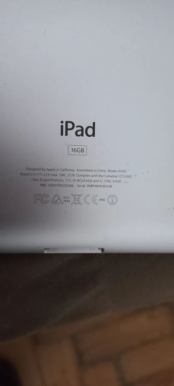 Ipad 6ª geração 