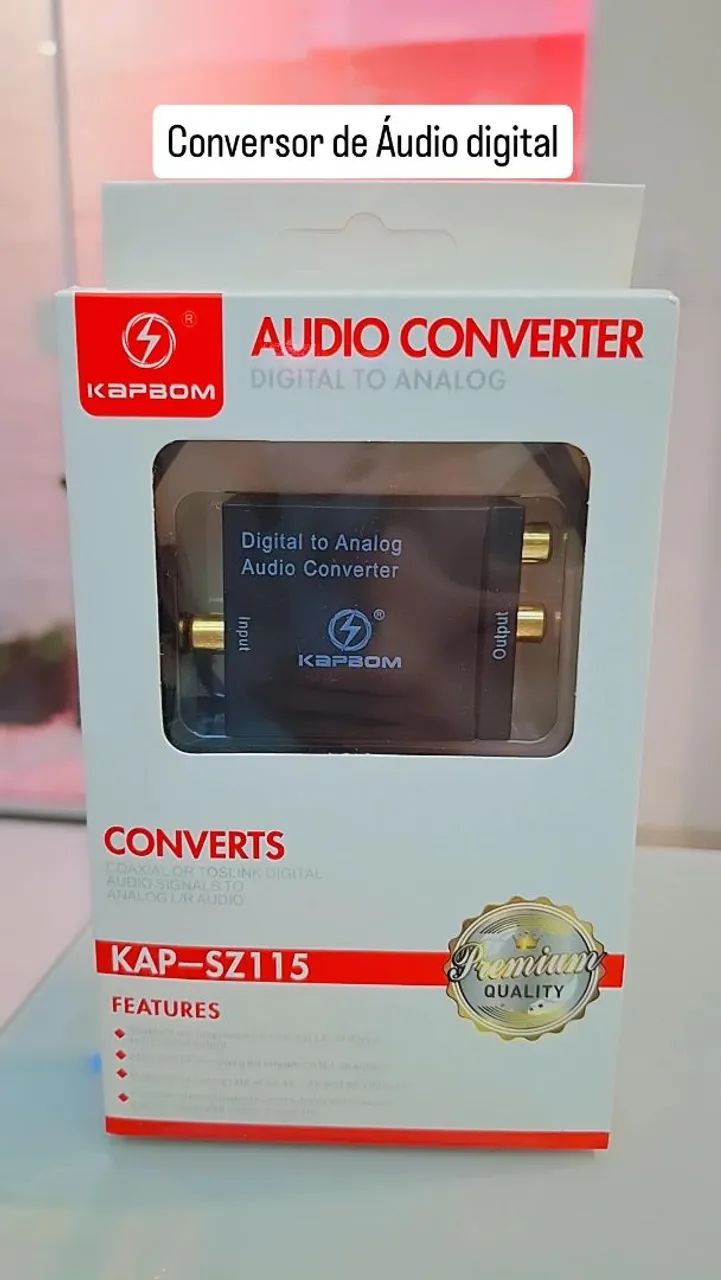 Conversor áudio digital para analógico 