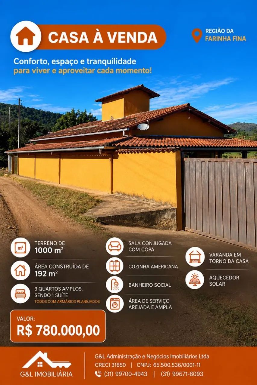 Casa em Conceição do Mato Dentro 