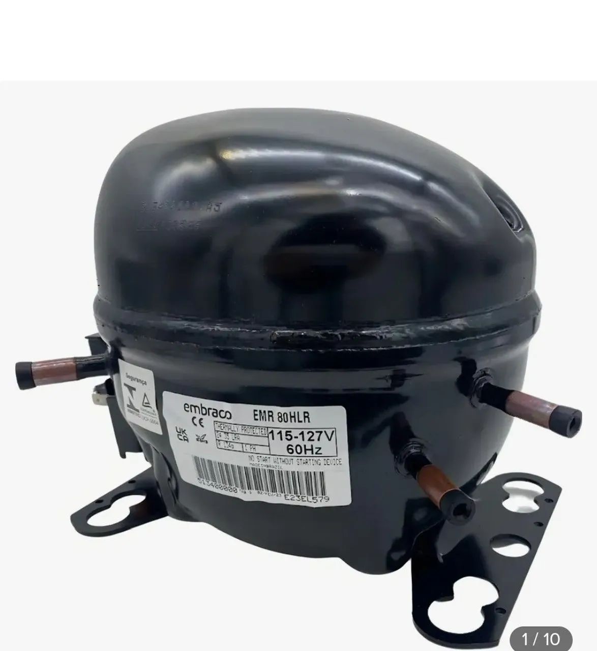 Compressor Embraco 1/4+ 127v