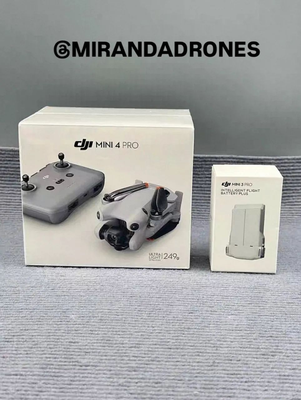 DJI MINI 4 PRO STANDARD + BATERIA PLUS LACRADO PRONTA ENTREGA. 