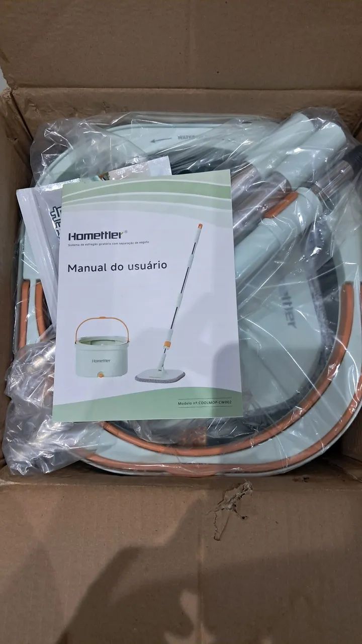 Mop Giratório Homettler com Sistema Duplo Água Limpa e Suja inteligente. - Foto 2