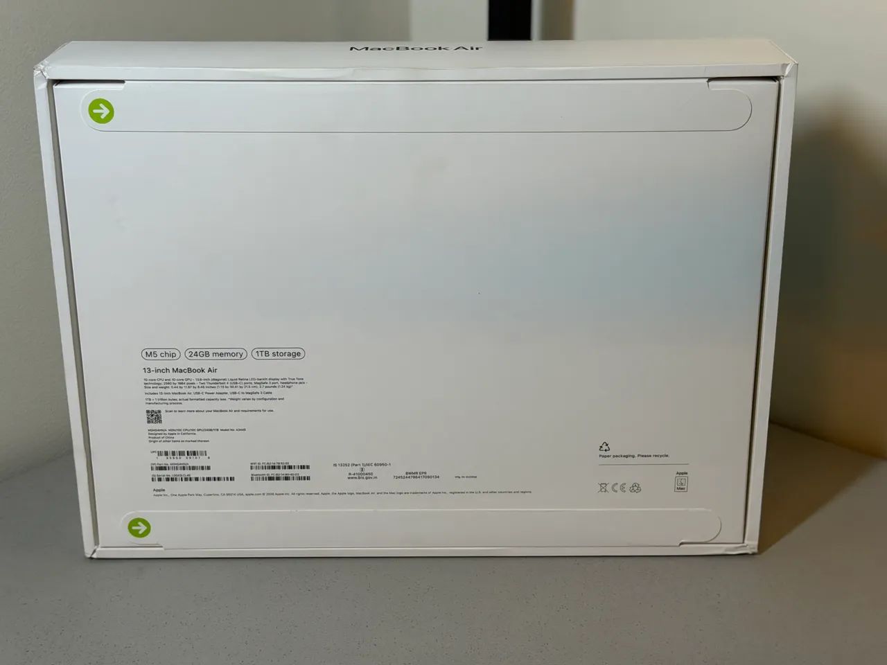 MacBook Air 13 Polegadas M5 24GB 1TB - Novo/ Lacrado  - Foto 2