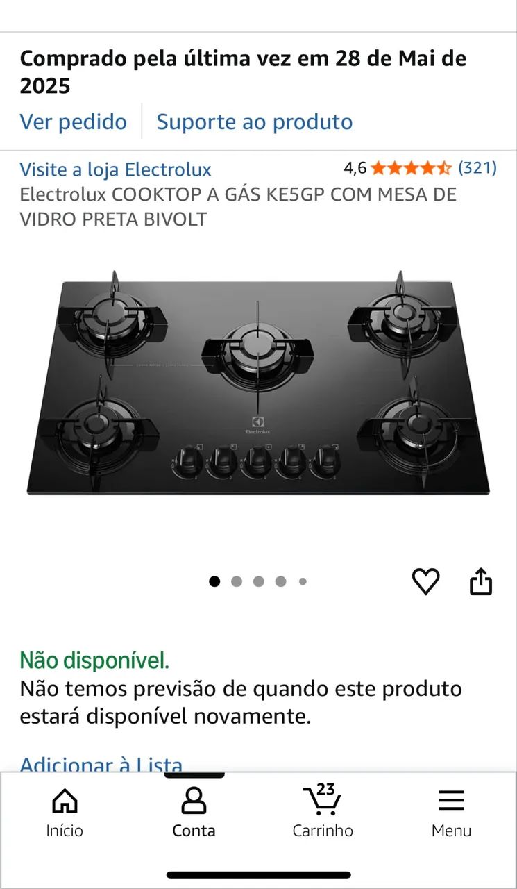 Electrolux Cooktop 5 bocas + Balcão MDF - Foto 5