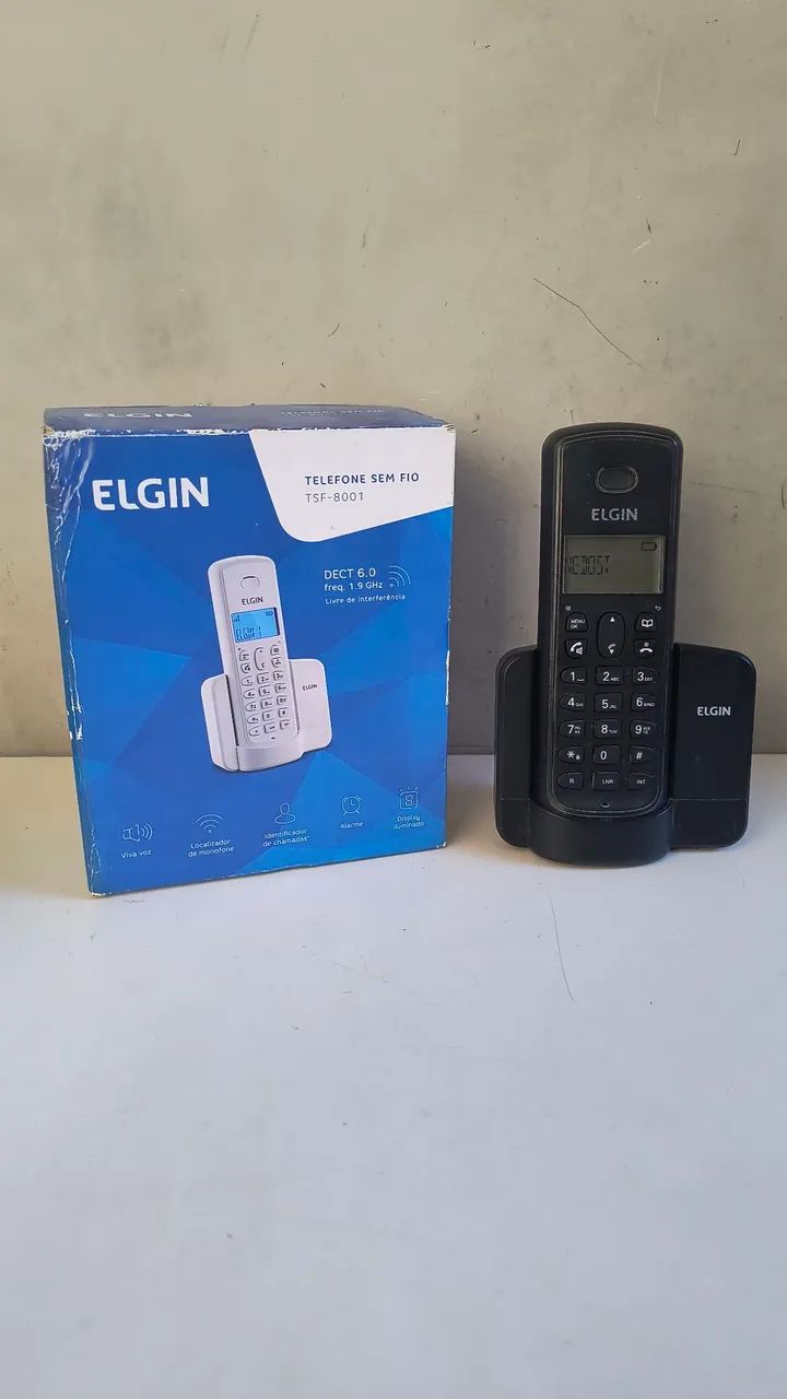 Telefone Elgin sem fio STF - 8001