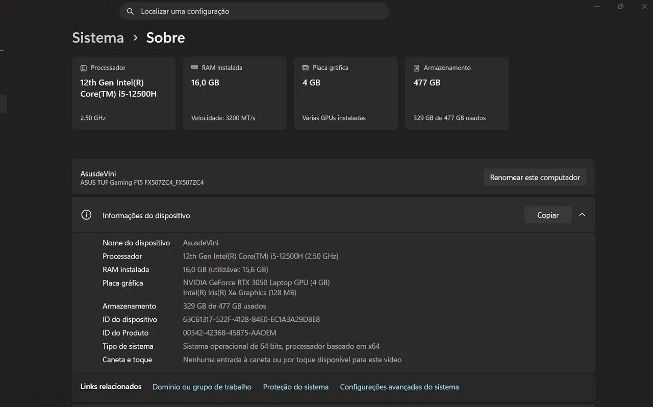 Notebook ASUS TUF GAMING F15 - Foto 4
