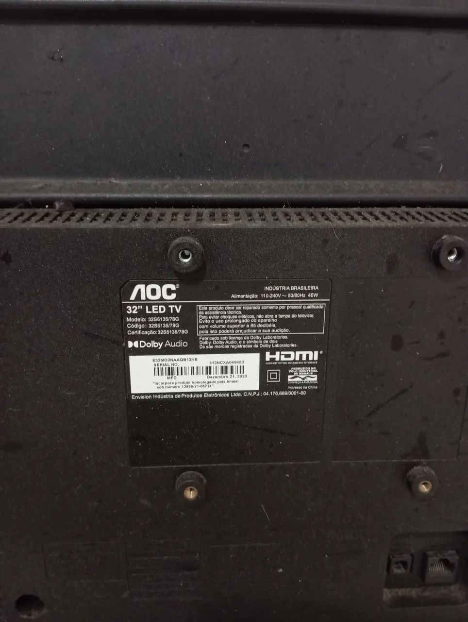 2 Tvs Aoc 32 e 24 Led *leia o defeito - Foto 3
