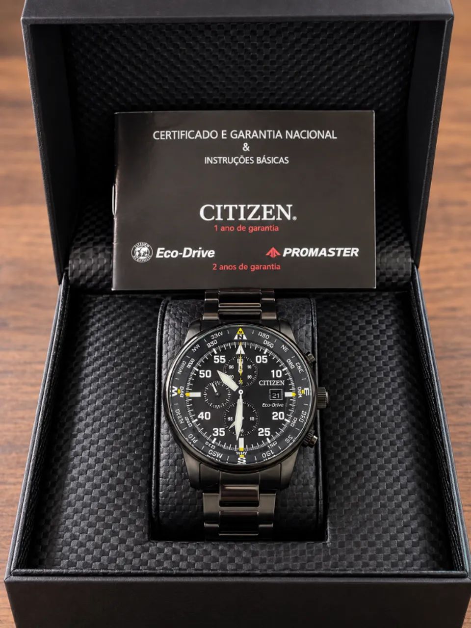 Citizen Eco-Drive Aviator All Black TZ31132P - Acessórios - Vila