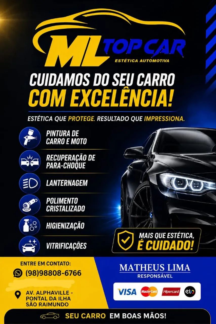ML TOP CAR - ESTÉTICA AUTOMOTIVA<br> - Foto 5