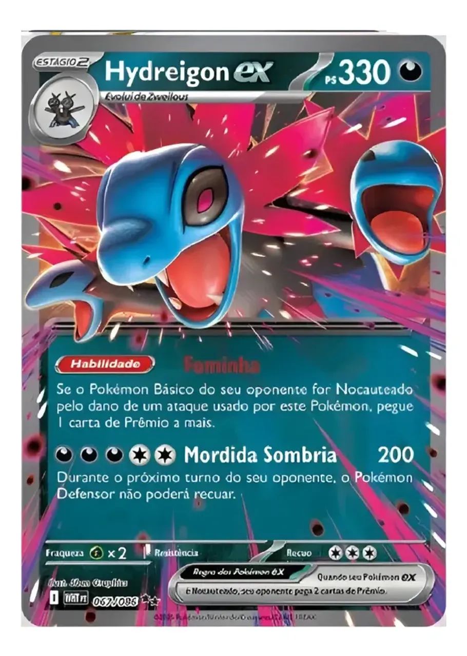 Carta Pokémon Hydreigon-ex (067/086) 
