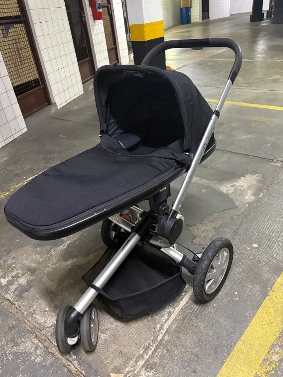 Carrinho com Moisés e bebê conforto  - Foto 3
