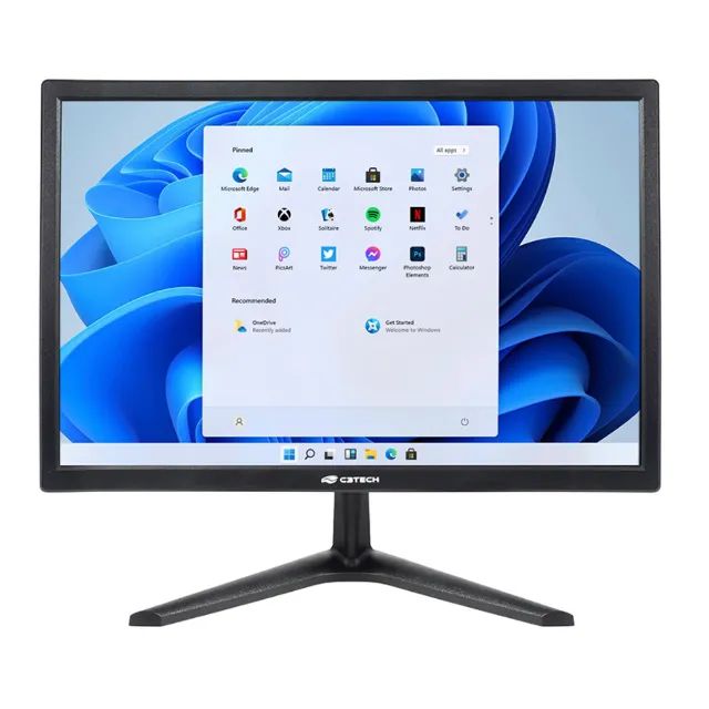 Monitor 19 Polegadas Hd LED Hdmi Vga Anti Reflexo C3tech Novo com Nota Fiscal - Foto 4