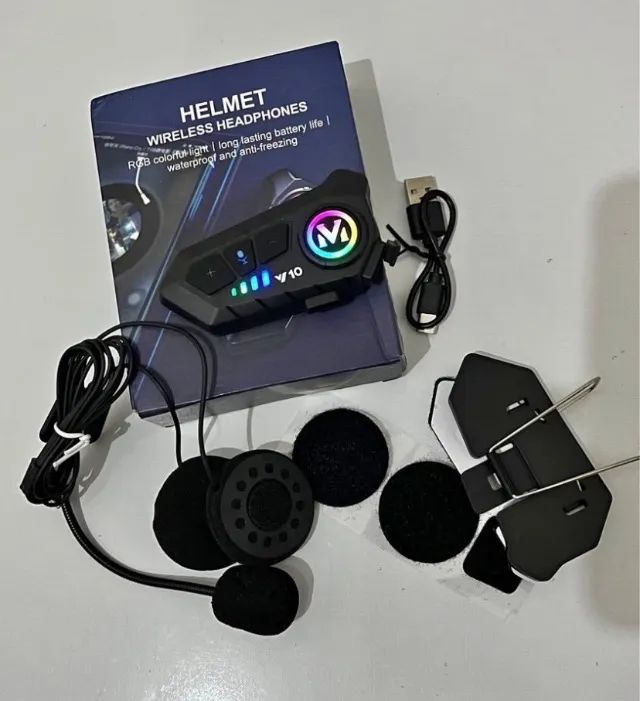 FONE CAPACETE DE MOTO - PROMOÇÃO 