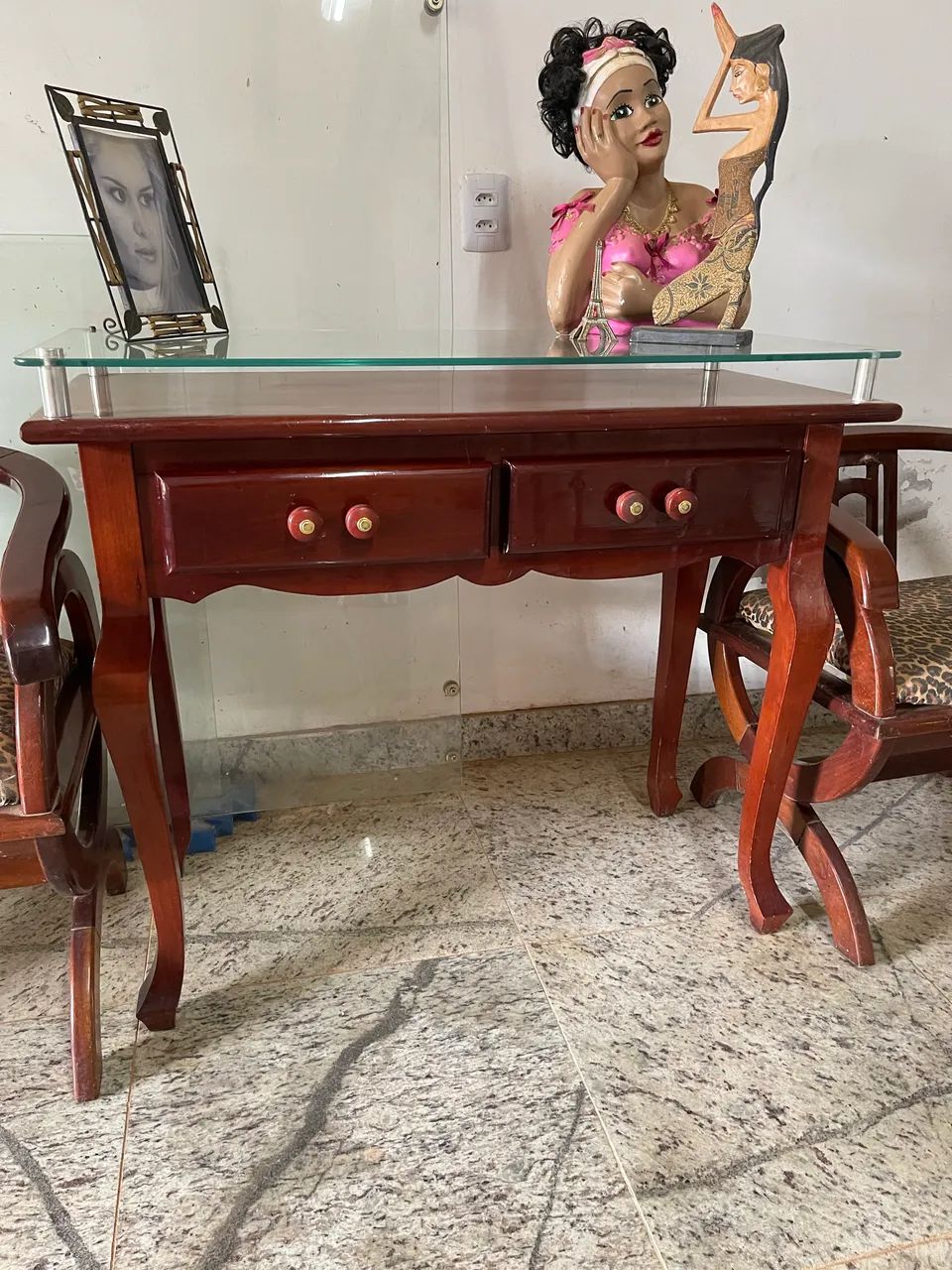 Lindo jogo de sala antigo  - Foto 3