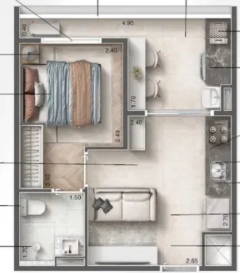 PLANTA 27m²