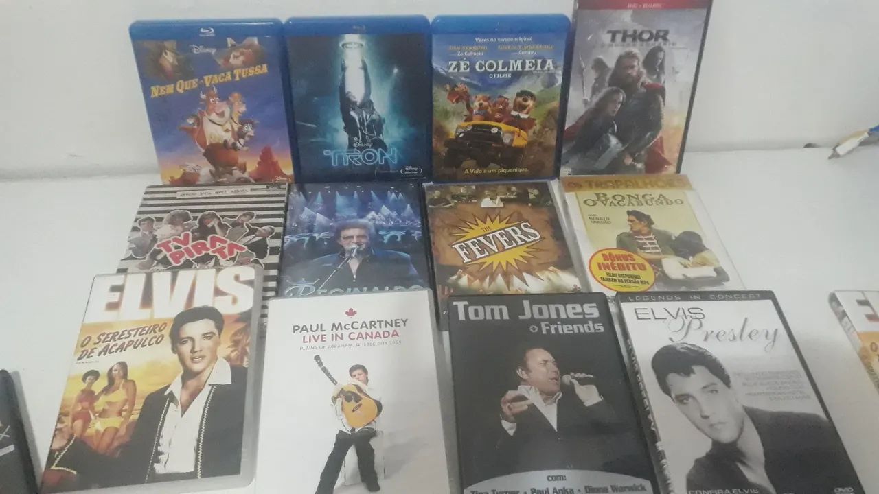 Filmes em bluray e DVD