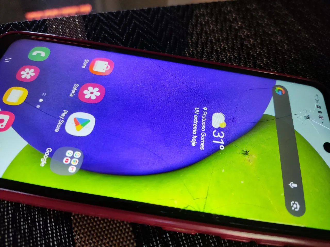 Samsung A52s tela trincada - Foto 2