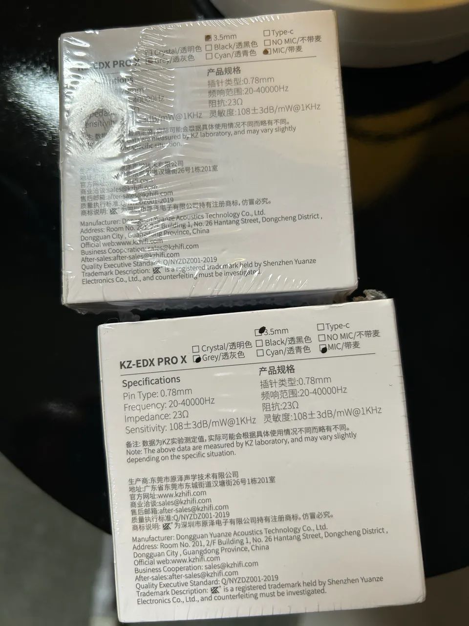 Fone KZ EDX PRO X intra-auricular com Microfone Lacrados - Foto 3