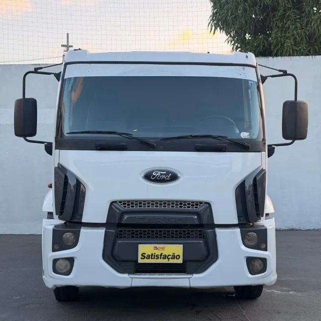 Ford Cargo 1519 2013 Branco Caçamba - Foto 2