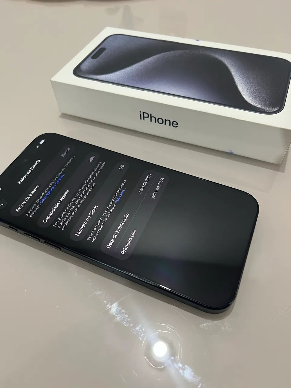 iPhone 15 Pro Max 256gb Bem Novo - Celulares e Smartphones