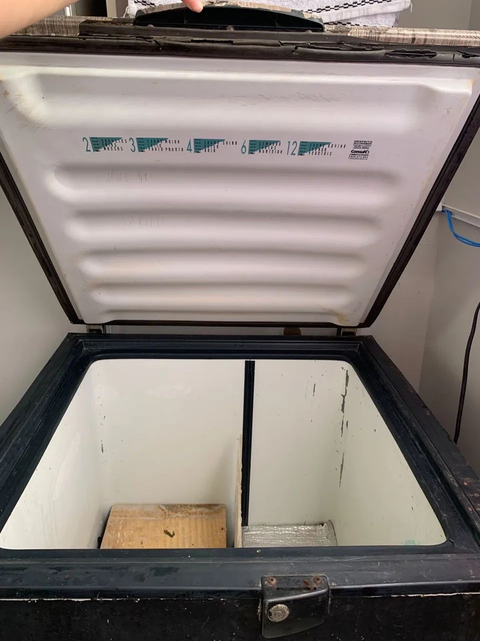 Anúncio de um freezer