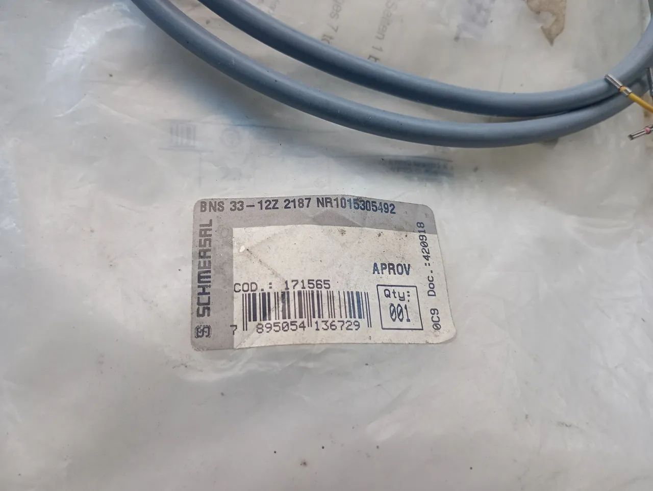 Sensor De Segurança Magnético Schmersal Bns 33-12z-2187 - Foto 3