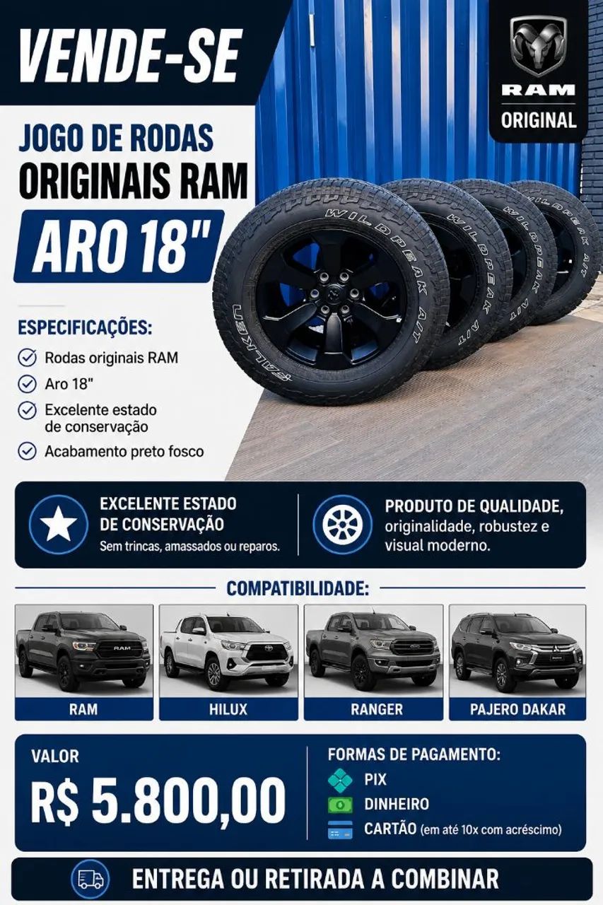 Aro 18 a venda