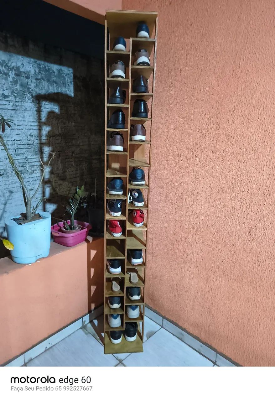 Vendo Essa Linda Sapateira Vertical Para Até 15 Pares De Calçados R$250,00; Entrego 
