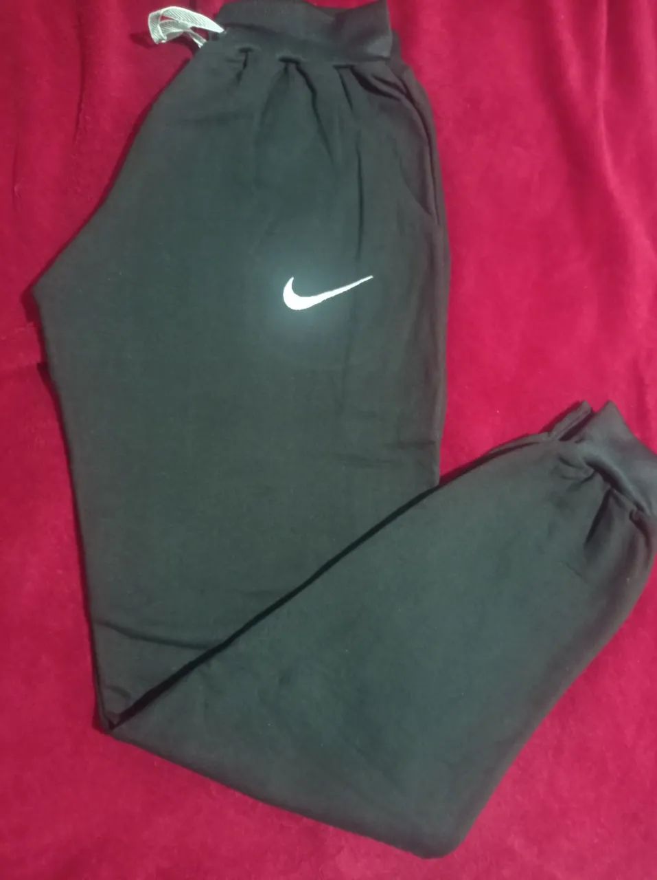 Calça masculina moleton 100% algodão 