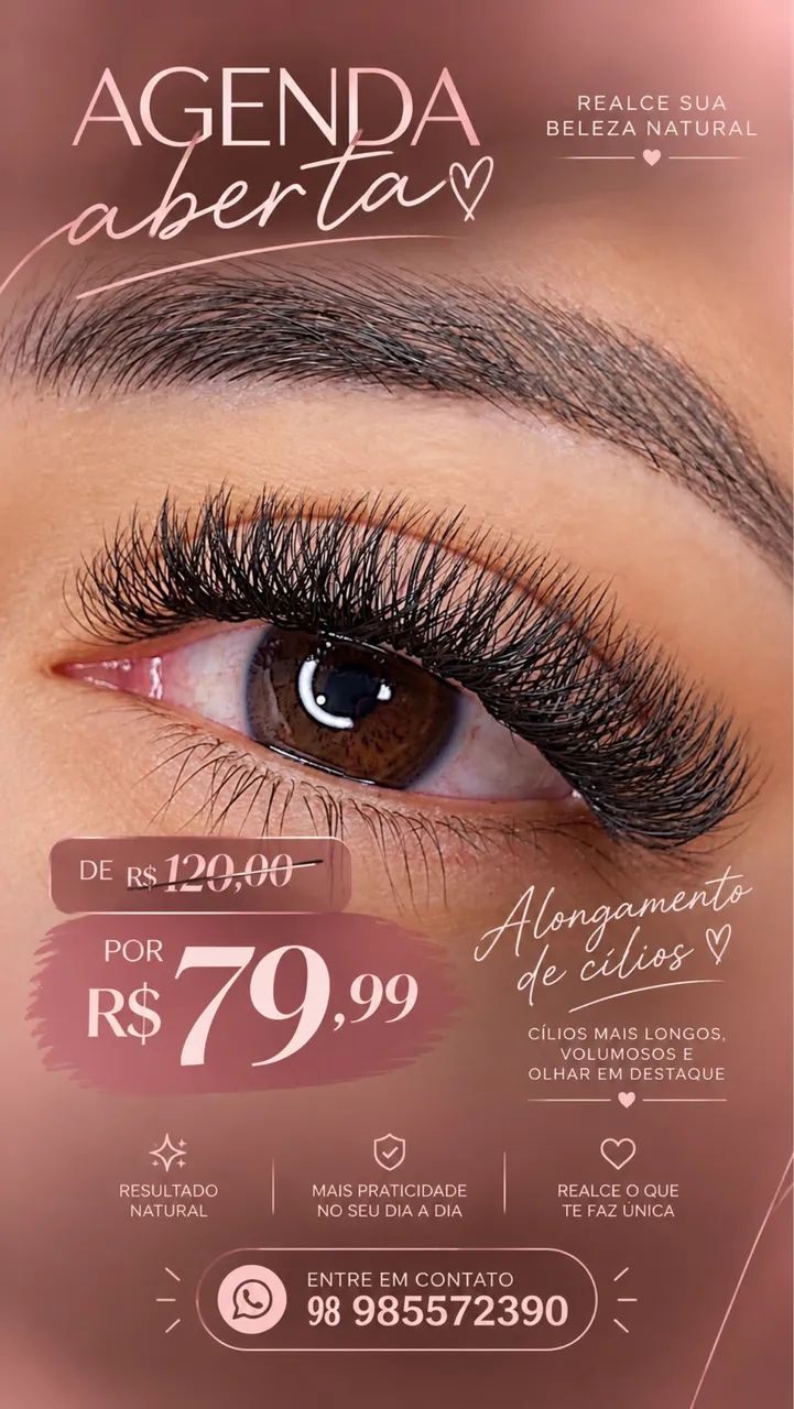 Promoção de alongamento de unha e cílios  - Foto 2