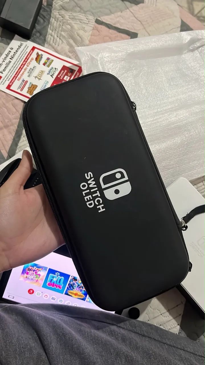 Nintendo Switch OLED Branco - Foto 2