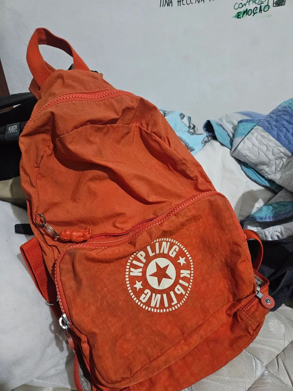 Mochila que virá bolsa kipling original  - Foto 4