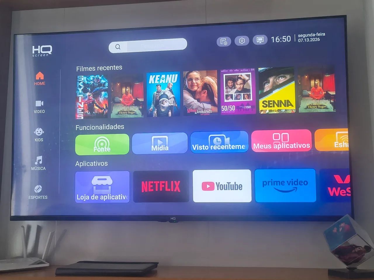 Smart tv HQ SCREEN 4K 50 polegadas  - Foto 2
