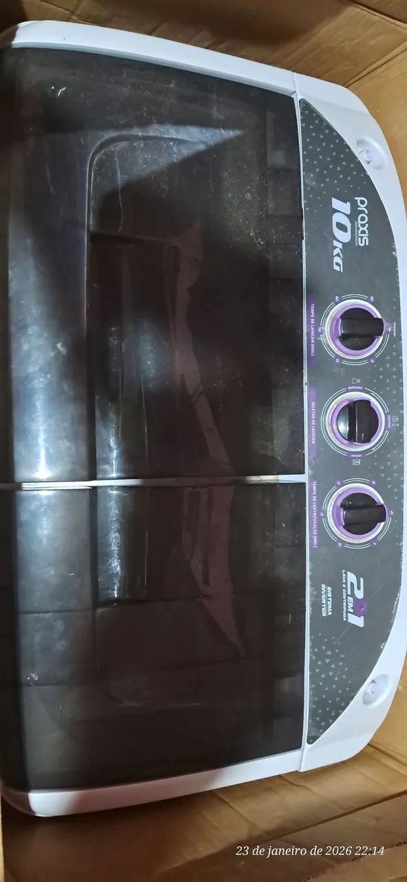 Máquina De Lavar Twin Tub 10kg 2 Em 1 Lava E Centrifuga 110V - Praxis - Foto 2
