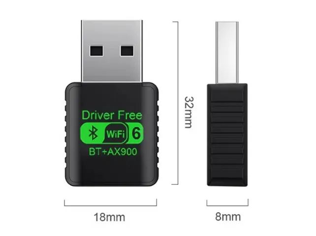 Adaptador USB WiFi 6, AX900 + Bluetooth 5.4 - Foto 2