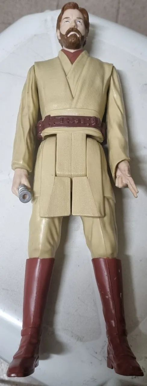  boneco obi wan kenobi - 30 cm - star wars - Foto 5