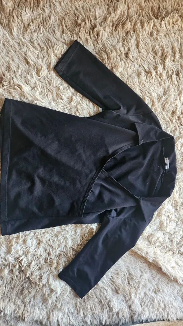 Blusa 3/4 decote preto