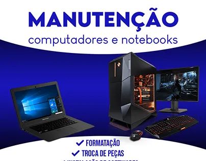 Manutenção de PC e Notebook | Formatação | SSD | Windows