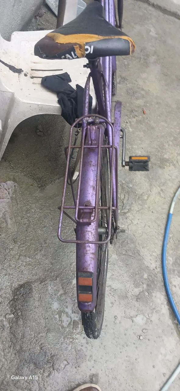 Bicicleta antiga caloi ceci. Com solda - Foto 4