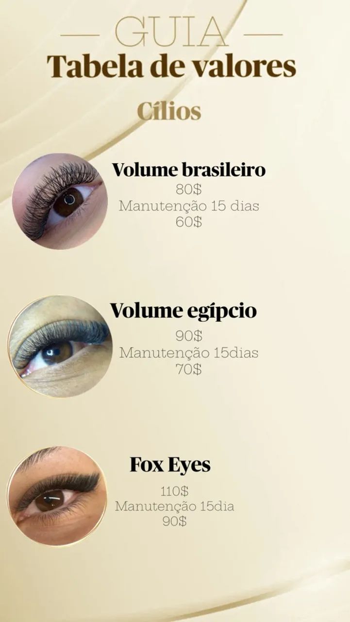 Cílios a domicílio 