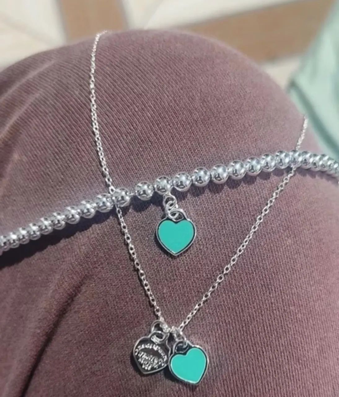 Cola e pulseira tiffany & co - Foto 2