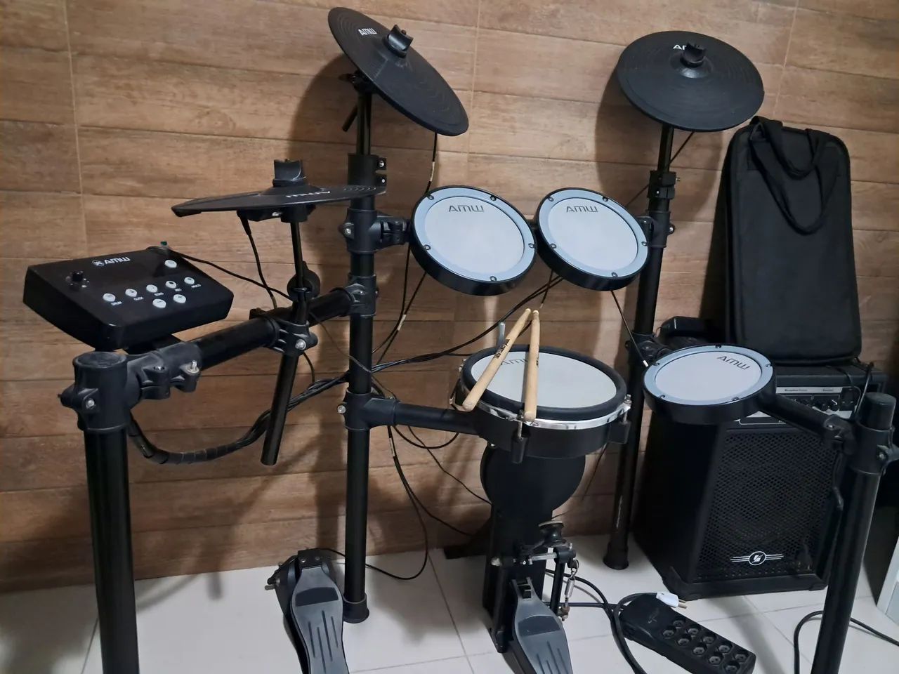 Bateria Eletrônica AMW - Foto 2