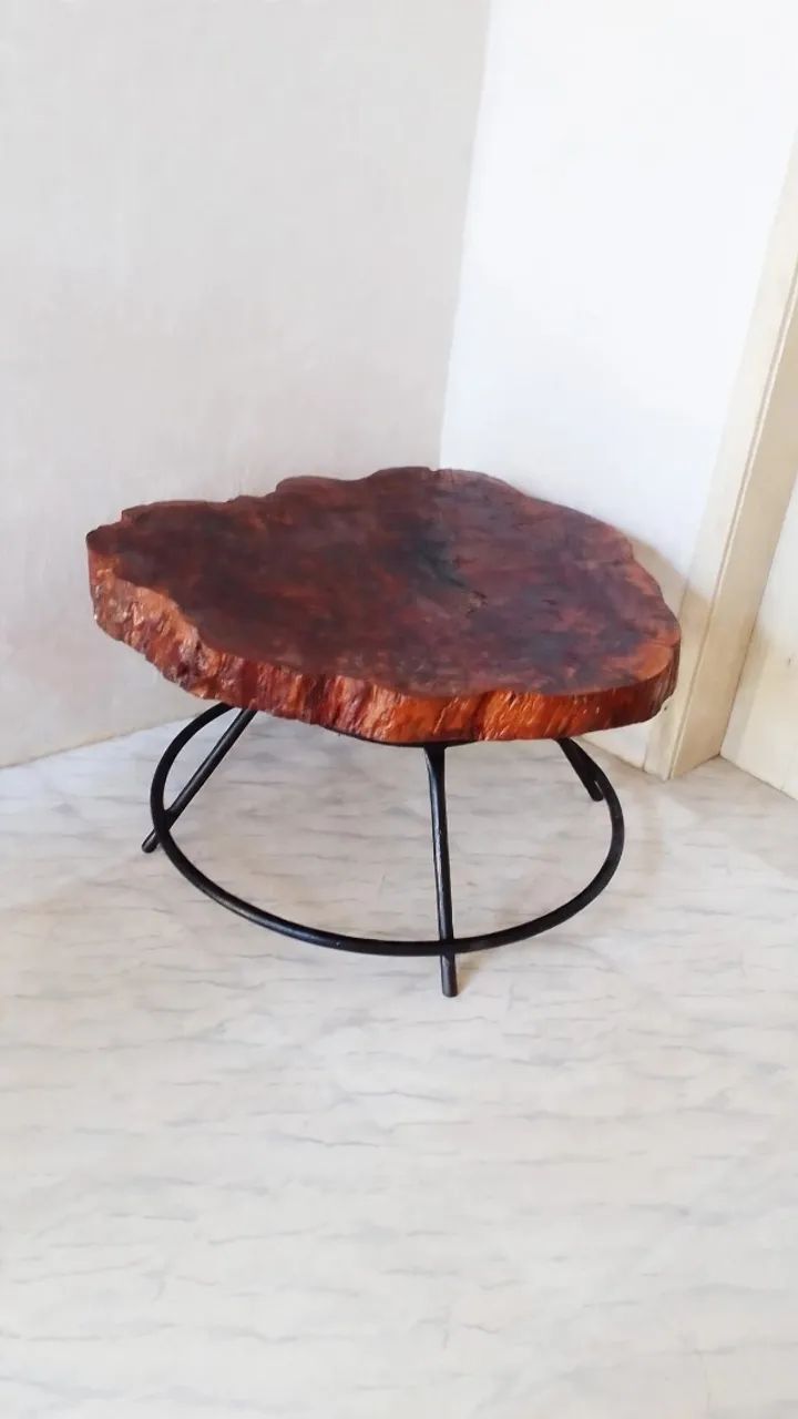 Mesa de centro rústica 