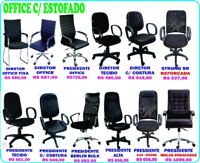 Cadeira Diretor - Nova - Encosto Tela Mesh - Ap de 329,oo - Até 10x Cartão - Foto 3