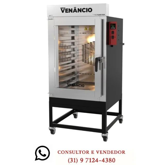 Forno Turbo 8 Esteiras Elétrico Venâncio 