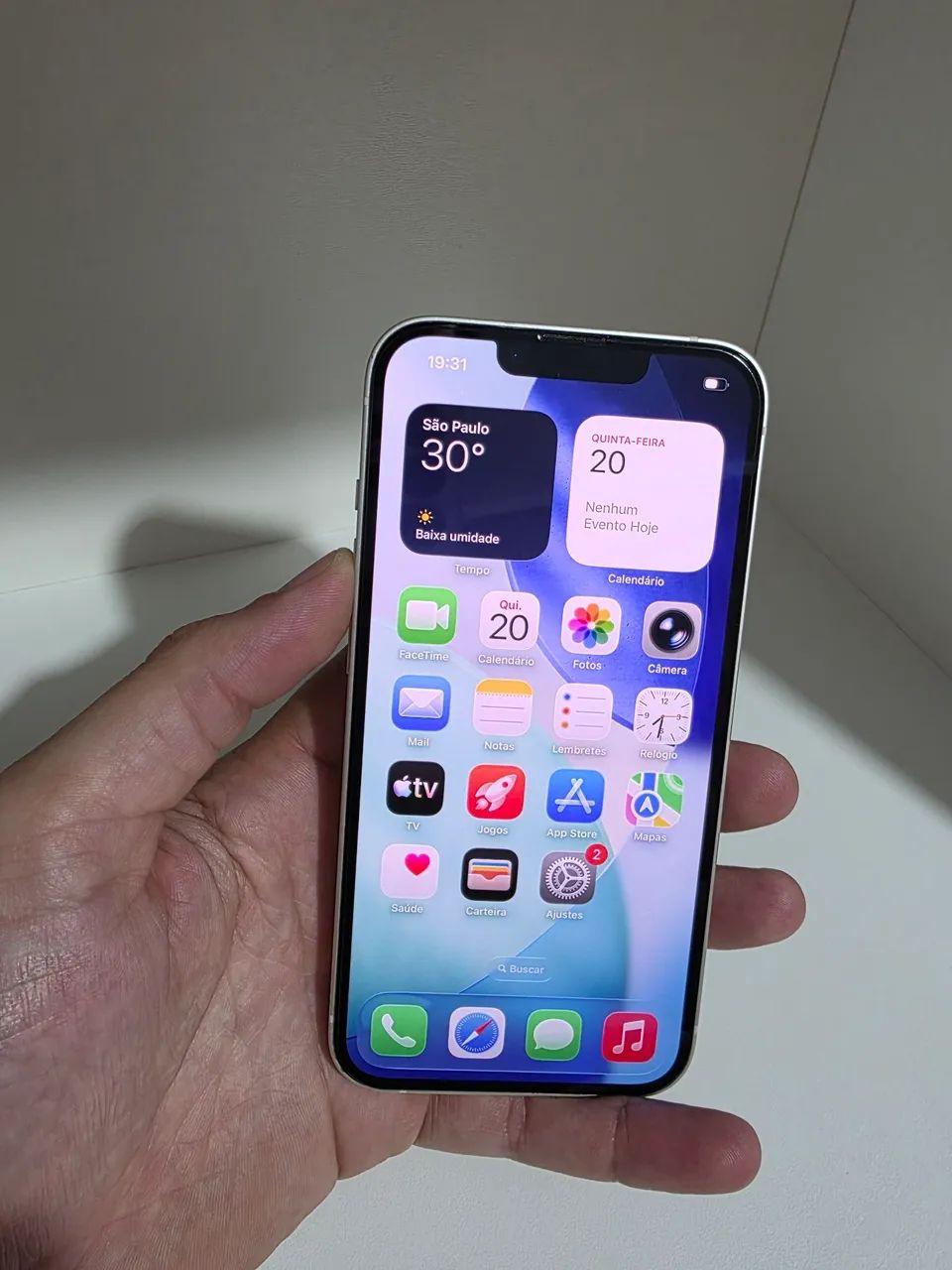 iPhone 14 Branco, Todo original com carregador e nota. - Foto 4