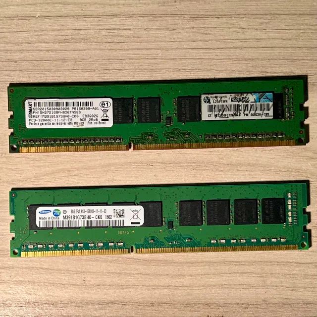 Par de memorias DDR3 2x8gb Samsung/Smart ECC 1600MHz PC3-12800E UDIMM