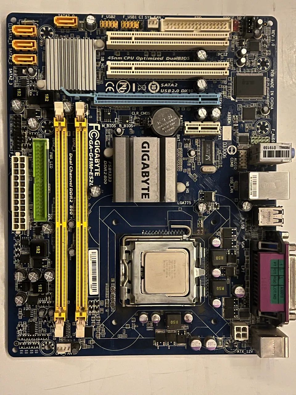 Placa mae com processador intel pentium e5400 2.7ghz  dual core  - Foto 2