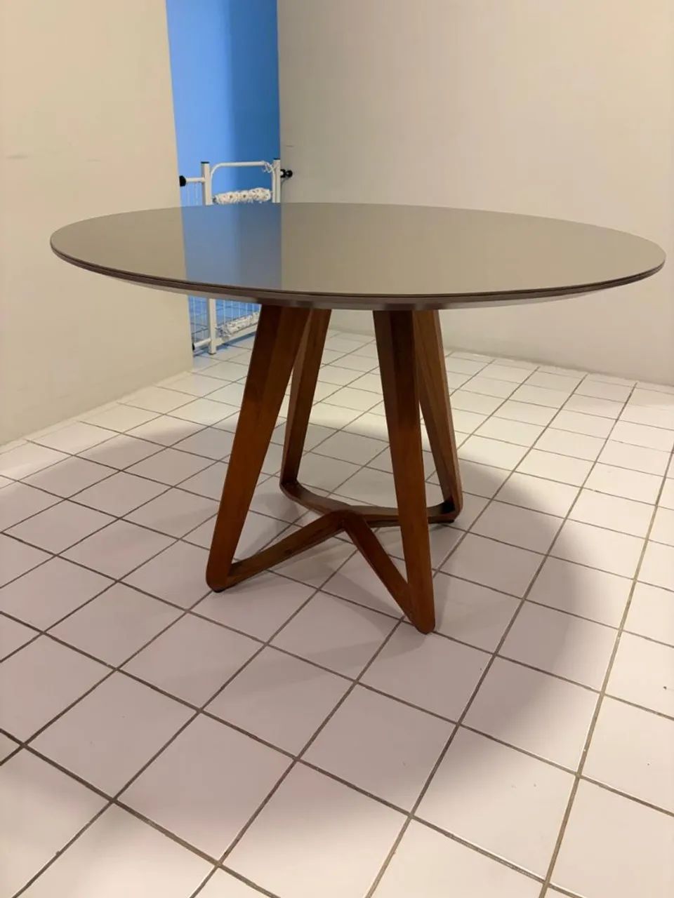 Mesa de jantar redonda alto padrão
